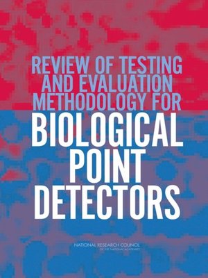 cover image of Review of Testing and Evaluation Methodology for Biological Point Detectors